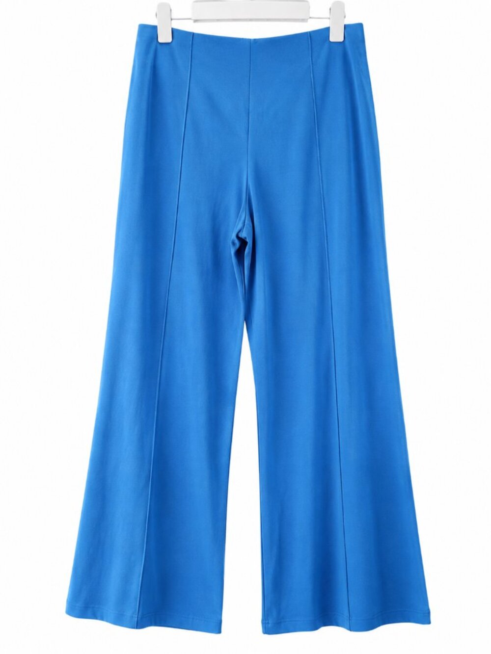 NWT Alice + Olivia Lorinda Paradise Blue Super High Waist Ankle Pants Size 12